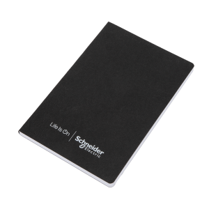 Black A5 Recycled Paper Notebook